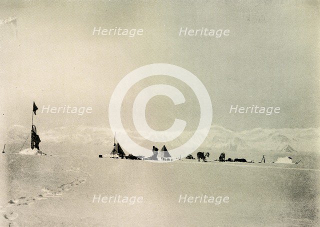 'Grisi Depot, Latitude 82° 45' South', c1908, (1909).  Artist: Unknown.