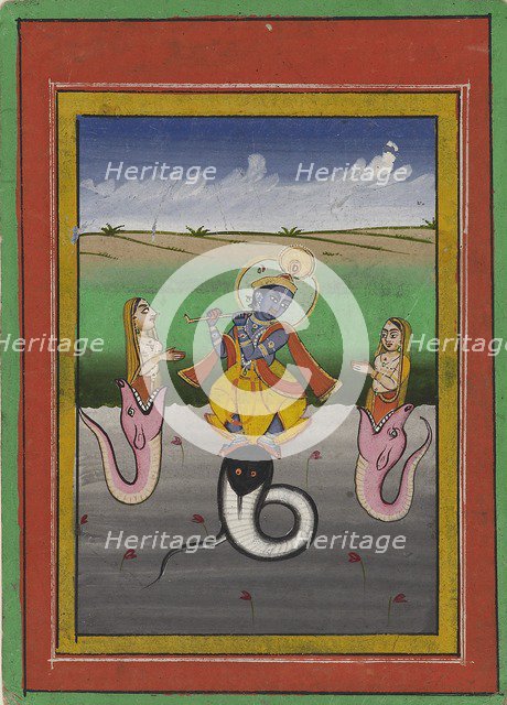 Krishna Kaliyamardaka, early 20th century. Artist: Unknown.