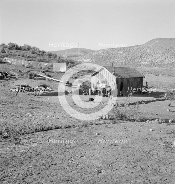 The fartherest house up Cow Hollow...Oregon, 1939. Creator: Dorothea Lange.