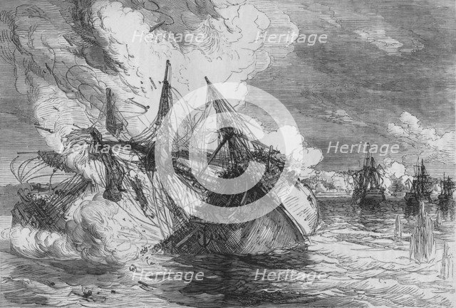 'Attack on Nova Colonia', c1880. Artist: Unknown.