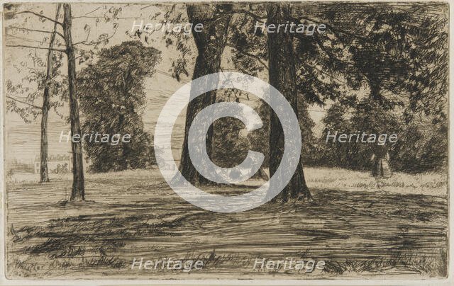 Greenwich Park, 1859. Creator: James Abbott McNeill Whistler.