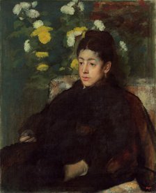 Mademoiselle Malot, c. 1877. Creator: Edgar Degas.