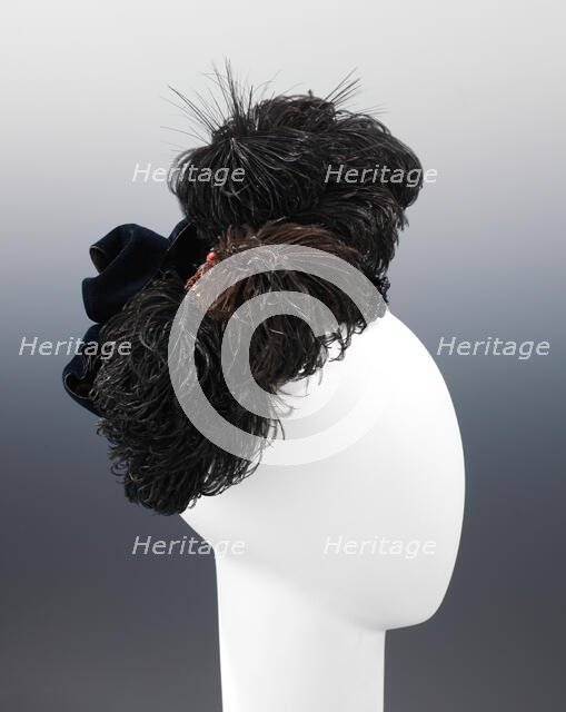 Evening hat, American, ca. 1888. Creator: Carpenter.