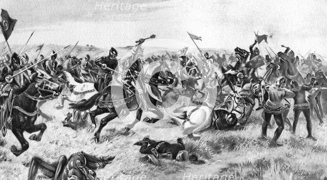 The Battle of Agincourt, 25 October 1415, (1910). Artist: Unknown