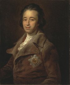 Portrait of Prince Alexander Kurakin (1752-1818), 1782. Artist: Batoni, Pompeo Girolamo (1708-1787)