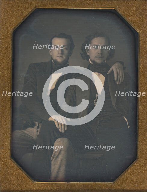 Two Young Men, ca. 1850. Creator: Unknown.