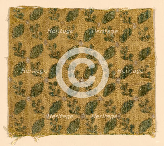 Fragment, France, 18th century. Creator: Unknown.