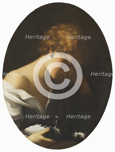 Child Holding a Dove, c17th century. Creator: Unknown.