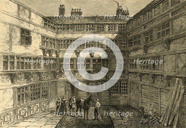 'Sir R. Whittington's House, Crutched Friars, 1803', (1897). Creator: Unknown.