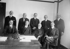Railway Advisory Board - Standing: Hale Holden; Edward Chambers; Walker D. Hines; John Bart..., 1917 Creator: Harris & Ewing.