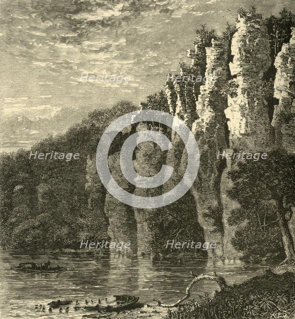 'Anvil Cliff', 1872.  Creator: William Ludwell Sheppard.