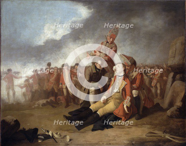 The Death of General Wolfe, 1763. Artist: Edward Penny.