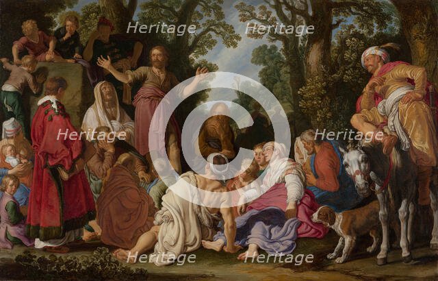 St John the Baptist Preaching, 1627. Creator: Pieter Lastman.