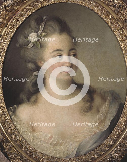 Portrait thought to be Madame Dugazon, actress of the Comedie-Italienne. Creator: Ecole Francaise.