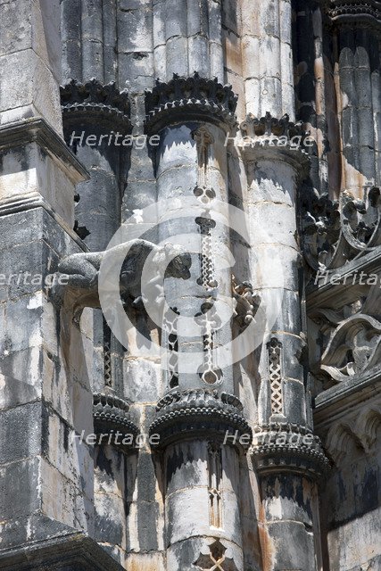 Exterior detail, Monastery of Batalha, Batalha, Portugal, 2009. Artist: Samuel Magal
