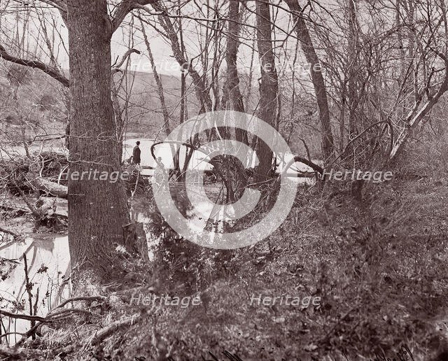 Blackburn's Ford / Rapidan River, The Wilderness, 1861-65. Creator: Tim O'Sullivan.