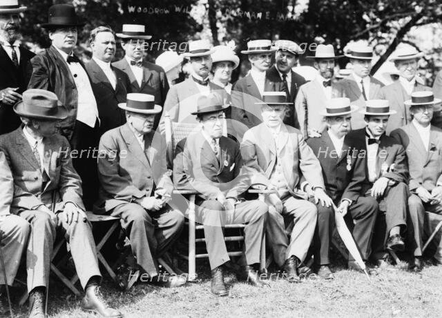 Woodrow Wilson, Norman E. Mack, between c1910 and c1915. Creator: Bain News Service.