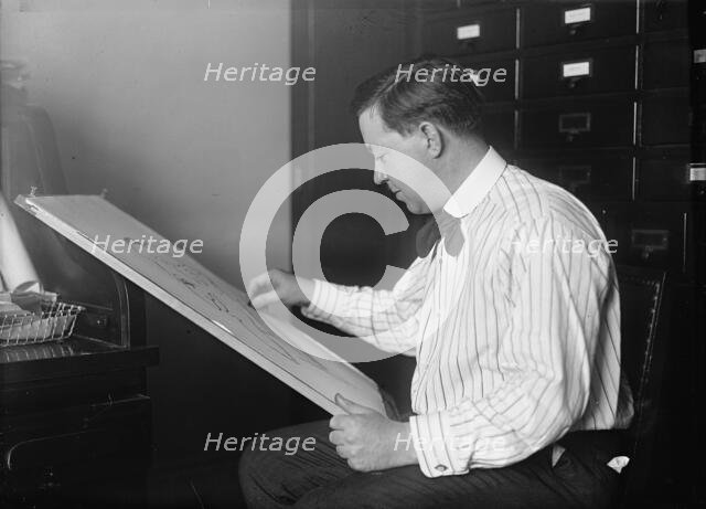 John Miller Baer, Rep. from North Dakota, 1917.  Creator: Harris & Ewing.