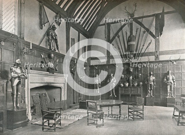 The Hall at Ockwells Manor, 1905. Artist: Unknown