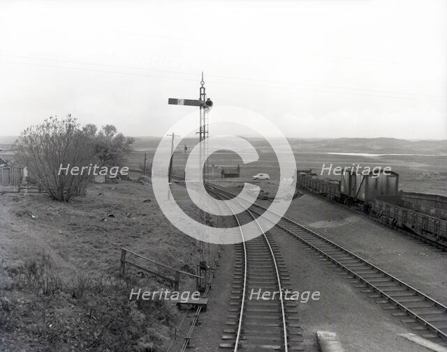 Railway lines at Rannoch Moor, Scotland, c1955. Creator: Arthur Charles Kirby Ware.