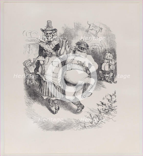 A Merry Christmas, January 3, 1880., January 3, 1880. Creator: Thomas Nast.