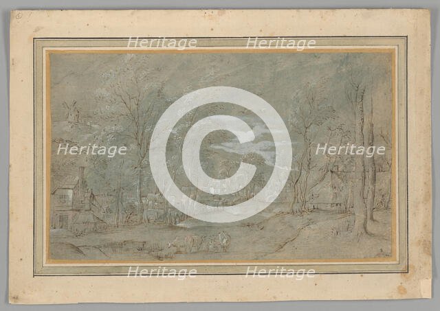 Village Among the Trees, c. 1560. Creator: Unknown.