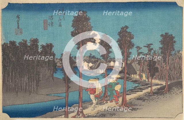 Numazu Ki Kure, ca. 1834., ca. 1834. Creator: Ando Hiroshige.
