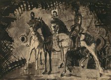 Figure riders, 1938-1942. Creator: Cyprian Majernik.