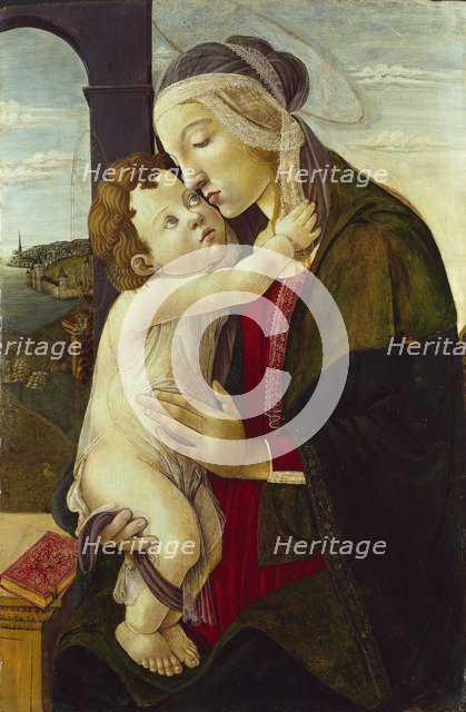The Virgin and Child, c1480-1500. Artists: Sandro Botticelli, Unknown.