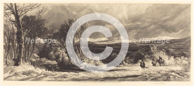 The Snow Drift, 1904. Creator: Frank Short.