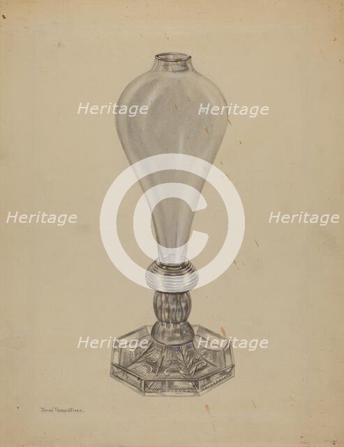 Lamp, c. 1936. Creator: John Tarantino.