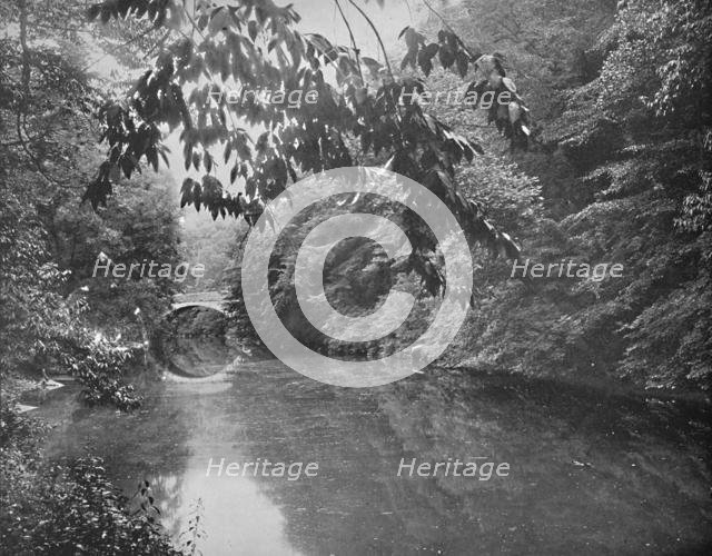 'On Wissahickon Creek, Fairmount Park, Philadelphia', c1897. Creator: Unknown.