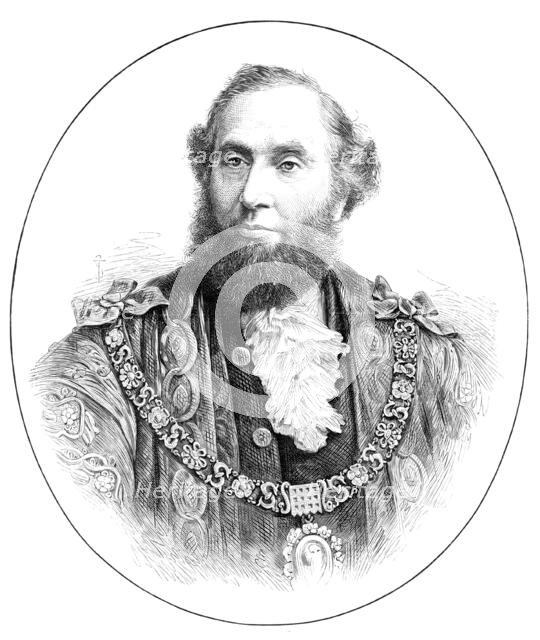 Mr. Alderman J. W. Ellis, the new Lord Mayor of London, 1881. Creator: Unknown.