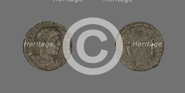 Coin Portraying Emperor Constantine II Caesar, 333-334. Creator: Unknown.