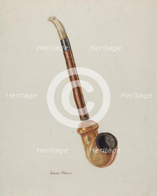 Pipe, c. 1940. Creator: John Hall.