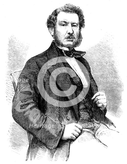 Captain William Harrison, Commander of the "Great Eastern" Steam-ship, 1858. Creator: Unknown.