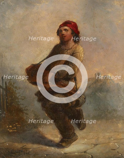 The Savoyard, 19th century. Creator: Alfred Jacob Miller.