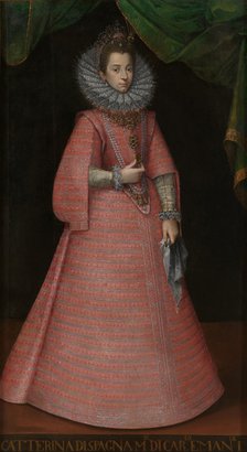 Portrait of the Infanta Catherine Michelle of Spain (1567-1597). Artist: Anonymous 