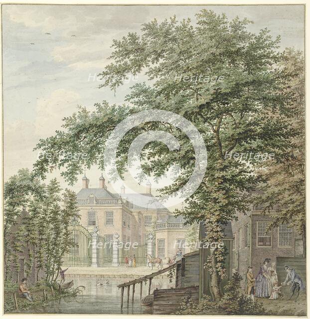 View of Luxemburg House at Maarssen on the Vecht, 1757-1822. Creator: Hermanus Petrus Schouten.