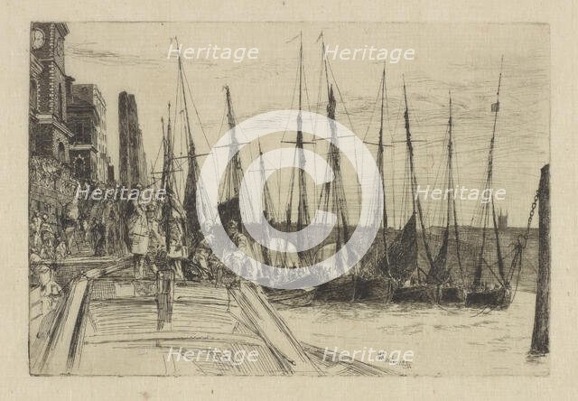 Billingsgate, 1859. Creator: James Abbott McNeill Whistler.