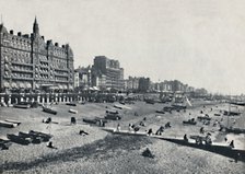 'Brighton - The Hotel Métropole and Beach', 1895.  Artist: Unknown.