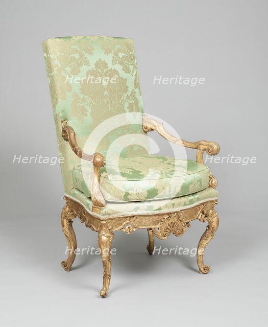 Armchair, Venice, c. 1745. Creator: Unknown.