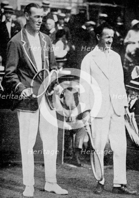 JO Anderson (left) with WM ('Little Bill') Johnston, 1923. Artist: Tropical Press