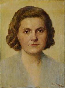 Portrait of a Lady, 1948. Creator: Tom von Dreger.