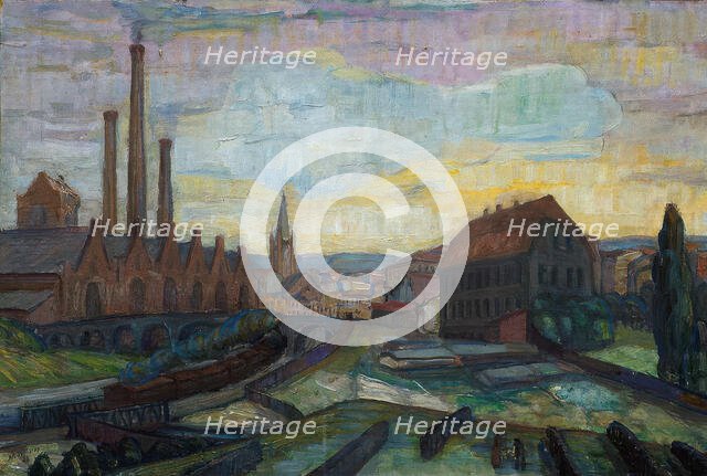 View from Gamlebyen in Oslo, 1938. Creator: Anders C Svarstad.