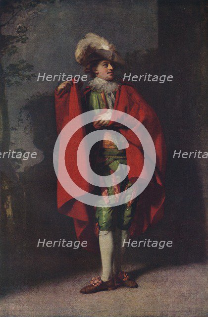 John Palmer as Count Almaviva in 'The Spanish Barber', 1779, (1917). Artist: Henry Walton