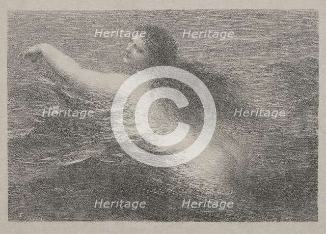 The Water Genius, 1896. Creator: Henri Fantin-Latour (French, 1836-1904).