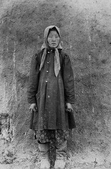 Buryat girl, late 19th cent - early 20th cent. Creator: I Popov.