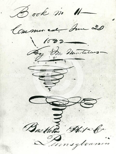 Montelius Dye Recipe Book with Printed Swatches (No. 11), Pennsylvania, 1833. Creator: John Montelius, Jr..
