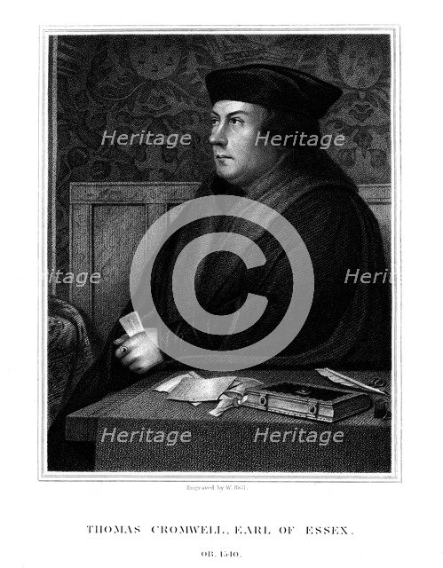 Thomas Cromwell, 1st Earl of Essex, English statesman, (1823).Artist: W Holl